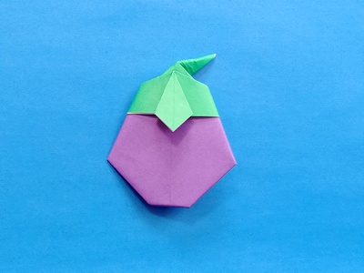 Origami Eggplant by Aoyagi Shoko on giladorigami.com