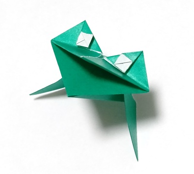 Origami Frog by Terry Hall on giladorigami.com