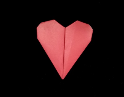 Origami Heart by John Montroll on giladorigami.com