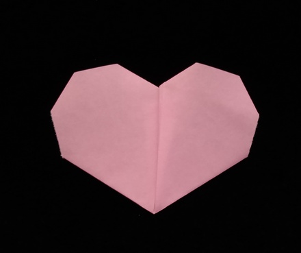Origami Heart lapel pin by Francois Ziegler on giladorigami.com