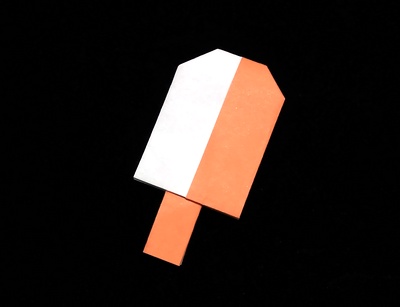 Origami Ice lolly by Hashimoto Yumi on giladorigami.com