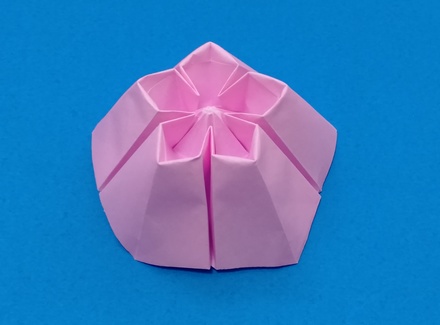 Origami Japanese flower sweets by Iida Kazuko on giladorigami.com