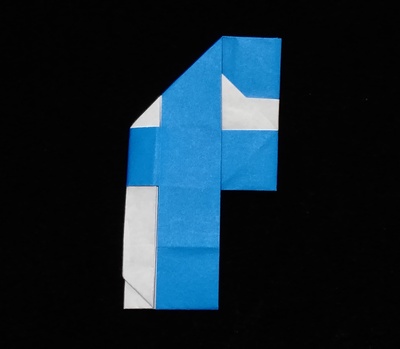 Origami Letter f by Katsushi Nosho on giladorigami.com