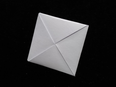 Origami Menko card or pillow by Traditional on giladorigami.com