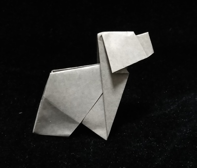 Origami Dog by Edwin Corrie on giladorigami.com
