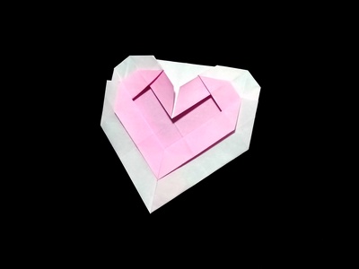Origami Outlined heart mark by Kuwabara Sayoko on giladorigami.com