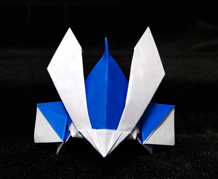 Origami Samurai helmet by Matsuno Yukihiko on giladorigami.com