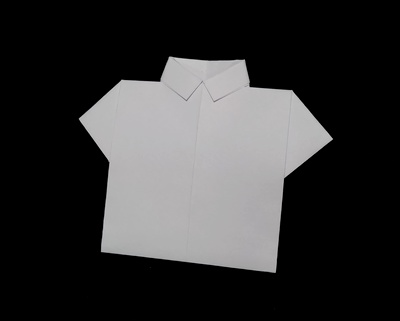 Origami Sport shirt by Takenao Handa on giladorigami.com