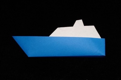 Origami Steamship by Kunihiko Kasahara on giladorigami.com